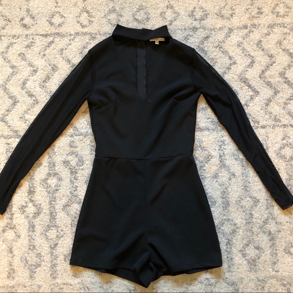Black night out romper